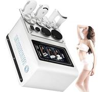 GQKVQ Professional 448K Radio Frequency Therapy Machine,with 3 Handles,1 Negative Plate& 8 Workstation.Skin Care Machine, Fat Removal Device,with Touch Screen White