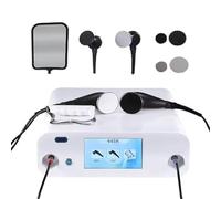GQKVQ Tecar Physiotherapy Machine Portable 448KHz RF Machine,Two probes, eight interchangeable operating heads, fascia knife.Body Sliming Skin Tightening Weight Loss Machine