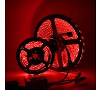 GQL 12V RGB LED Strip Lights, 5050 60LEDs Strips Self Adhesive Tape, 44 Key Remote IR Controller + UK Power Supply Rope Light Kit-IP21 Waterproof (10m, Not Waterproof)