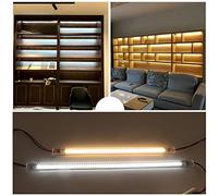 GQL 40cm Hard Wired LED Strip Light, 72 LEDs Kitchen Lighting Under Cabinet Indoor Backlight Decoration (5, Natural White (4000k- 4500k))