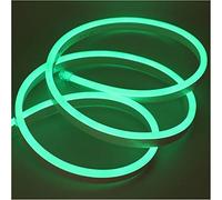 GQL 5m Green Flexible NEON Light, 220V SMD 2835 120 LED Strip Light Kit (IP65 Waterproof) with UK Plug Power Supply for Home Garden Bar Decoration