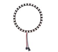 GQL 5V RGB LED Ring, WS2812 IC 5050 SMD Addressable Lights (32 Bits, Black Ring Board)