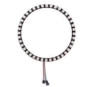 GQL 5V RGB LED Ring, WS2812 IC 5050 SMD Addressable Lights (40 Bits, Black Board)