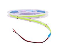GQL Bare Wires 5V COB LED Strip with Self-Adhesive Tape, 320 LEDs/m Flexible Light Ribbon for Cabinet, Shelf, Home Kitchen Lighting DIY Commercial Decor