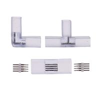 GQL T Connectors, 3-Way Corner Connector for 220V RGB Neon Light Strip (10x20mm)- 1pc