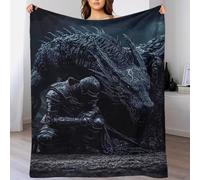 GQmoney Dark Souls Throw Blanket for Adults Soft Warm Flannel Fleece Blanket for Bed And Couch 40x50inch(100x130cm)