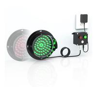 GQMYCDM LED Traffic Light, Red/Green Two-Color, Wall Mounted Industrial Loading Dock Bay Light, For Mounting Inside & Outside, Plug & Play(100mm/4in)