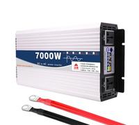 GQQSXZNTD 72V to 110V, 12V 24V 48V 60V 72V DC to 120V 220V AC 3500W Pure Sine Wave Power Inverter, 7000W Peak Car Converter Inverter Charger for Home RV Camping Emergency(Size:48v to 120v)