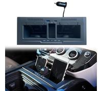 GQQSXZNTD Dual Wireless Car Charger for Land Rover Defender 90/110/130 2020-2024 Interior Accessories, Car Wireless Charger Pad with 15W Wireless & 27W Type-C/USB for Any Qi Enabled Phone