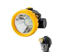 GQQSXZNTD Superbright LED Mining Headlight,High Lumen Rechargeable Miner Lamp Hard Hat with Power Supply Lights Mining Lamp Waterproof Headlight, Explosion Proof Cap for Outdoor