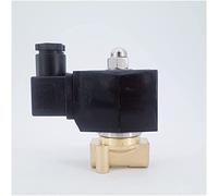 GQSHEIIRU AC220V 24VDC 12VDC 2way Brass Solenoid Valve Vacuum -1bar to 1bar 1/4 Inch Normally Close Pump Useful(220 Volt)