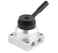 GQSHEIIRU K34R6-8L 3 Position 4 Way G1/4" Hand Lever Valve