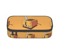 GQSZCYHLKL Cute Crying Chainsaw Pencil Case Durable Oxford Cloth Stationery Organizer with Full Print Design, Multi Compartment Storage for School, Office Travel