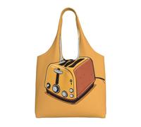 GQSZCYHLKL Cute Crying Chainsaw Stylish Canvas Tote Bags Large Capacity 100% Polyester Tote Bag For Shopping, Travel, And Daily Use Durable 12oz Canvas With All Over Print Design