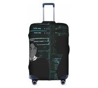 GQSZCYHLKL Hacker Attack Suitcase Cover Stylish Protective Travel Bag Cover with Dual Sided Print, Elastic Design for Secure Fit and Scratch Protection