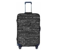 GQSZCYHLKL Programmer Programming Code Suitcase Cover Stylish Protective Travel Bag Cover with Dual Sided Print, Elastic Design for Secure Fit and Scratch Protection