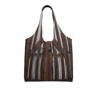 GQSZCYHLKL Rustic Stall Wooden Door Stylish Canvas Tote Bags Large Capacity 100% Polyester Tote Bag For Shopping, Travel, And Daily Use Durable 12oz Canvas With All Over Print Design