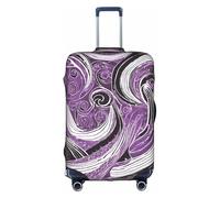 GQSZCYHLKL The Sea Witch Inspired Suitcase Cover Stylish Protective Travel Bag Cover with Dual Sided Print, Elastic Design for Secure Fit and Scratch Protection