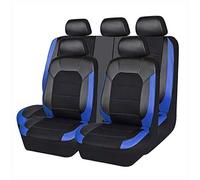 GQTMEUGTZ 9 Pcs Car Seat Covers Full Set for VW Transporter T6/T6.1 2015-2024 2025 2026, Leather Seat and Headrest Covers Side Airbag Compatible 5-seater Accessories,D