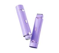 Gqudyi Womens Shaver Dual-Head Trimmer,Rechargeable Electric Shaver for Women,2 in 1 Wet & Dry Electric Trimmer,Square and Round Head Design,Powerful Performance,for Female Shaving(Color:Purple)