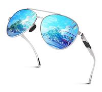 GQUEEN Pilot Polarised Sunglasses Mens Womens UV400 Protection,GQ81M