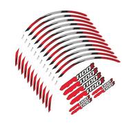 GQUIKGW Motorbike Sticker for H&ONDA CBR 1100XX CBR1100XX Super Blackbird 1997-2001 2002 2003 2004-2009 Motorcycle Rim Stripe Wheel Sticker (Color : Black- Silver)