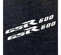 GQUIKGW Motorbike sticker For SUZUKI GSR600 Gsr 600 Motorcycle Stickers Reflective Fuel Tank Sticker(White)