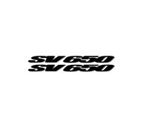 GQUIKGW Motorbike sticker For SUZUKI SV650 Sv 650 Motorcycle Reflective Fuel Tank Sticker(Black- Silver)