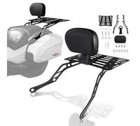 GQUIKGW Rear Backrest Motorcycle Accessories For Can-Am For Spyder F3 / F3-S Models 2015-2020 2021 2022 2023 2024 Passenger Backrest Sissy Bar With Luggage Rack Detachable