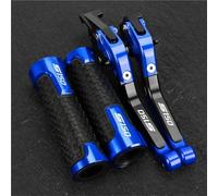 GQUIKGW Replace 7/8" 22MM Control Handles Motorcycle Accessories Adjustable Pivot Brake Clutch Levers for Suzuki GSXS150 GSX-S150 GSXS 150 2017-2024(Blue 2)