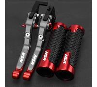 GQUIKGW Replace 7/8" 22MM Motorcycle Parts Adjustable Pivot Brake Clutch Levers Control Handles for NSR250 /MC18/MC21/MC22/MC19 CBR250 1988-1994(Red 3)