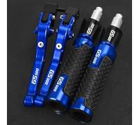 GQUIKGW Replace Accessories Handlebar Handle Grips for Suzuki GS500 1989-1999 2000 2001 2002 2003 2004 2005 2006 2007 2008 Motorcycle Brake Clutch Lever(Blue)