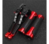 GQUIKGW Replace Control Handles Motorcycle Accessories Adjustable Pivot Brake Clutch Levers 7/8" 22MM for Kawasaki ZZR600 ZZR 600 1990-2004(Red 1)