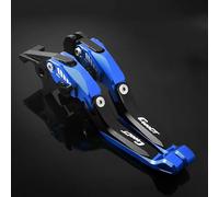 GQUIKGW Replace Control Handles Motorcycle Accessories Adjustable Pivot Brake Clutch Levers for BMW C400GT C 400GT C400 GT 2018-2024(Blue)