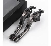 GQUIKGW Replace Control Handles Motorcycle Accessories Adjustable Pivot Brake Clutch Levers for Suzuki DL650 DL 650 V-Strom 2004-2010 (S-650/F-14)(Grey)