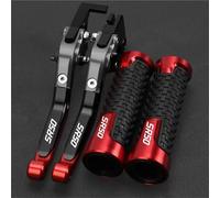 GQUIKGW Replace Folding Extendable Brake Clutch Levers Motorcycle Accessories Parts Adjustable Handle for Aprilia SR50MY SR50 My 2014-2022(Red 6)