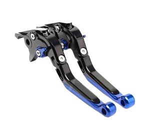 GQUIKGW Replace for Kawasaki for Ninja 650 650R for Ninja650 for NINJA650R 2009-2016 Motorcycle CNC Adjustable Folding Extendable Brake Clutch Lever(Blue 2)