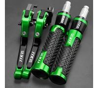 GQUIKGW Replace Handlebar Ends Motorcycle for Y-AMAHA TTR125L LE LW 2000-2007 2008 2016 2015 2014 2013 2012 2011 2010 2009 Brake Clutch Levers Hand Grips(Green)