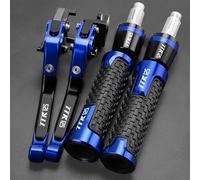 GQUIKGW Replace Handlebar Ends Motorcycle for Y-AMAHA TTR125L LE LW 2000-2007 2008 2016 2015 2014 2013 2012 2011 2010 2009 Brake Clutch Levers Hand Grips(Blue)