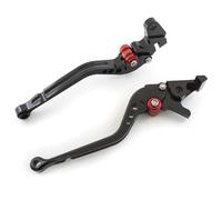 GQUIKGW Replace Motorcycle Accessories Control Handles Pivot Brake Clutch Levers for for Shadow 1100 1997-2010 400 600 750 1988-2010(Black- Silver)