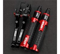 GQUIKGW Replace Motorcycle Adjustable Extendable Folding Brake Clutch Levers Handle Grip Grips Ends for Y-AMAHA XP530 XP 530 2012-2016