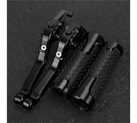 GQUIKGW Replace Motorcycle Extendable Adjustable Clutch Brake Levers Controller Lever Handle for Aprilia SR50 My SR50MY 2014-2019(Black- Silver)
