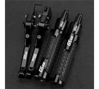 GQUIKGW Replace Motorcycle Foldable Adjustable Brake Clutch Levers Handlebar Grips Ends for Suzuki GS500 GS 500 1989-2008