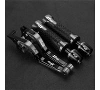 GQUIKGW Replace Motorcycle Folding Brake Clutch Levers Handlebar Hand Grips Ends Adjustable for ST1300 ST1300A ST 1300 1300A 2003-2007(Black2)