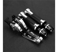 GQUIKGW Replace Motorcycle Folding Brake Clutch Levers Handlebar Hand Grips Ends Adjustable for ST1300 ST1300A ST 1300 1300A 2003-2007(Black3)