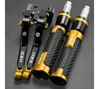 GQUIKGW Replace Motorcycle Handlebar Ends for Y-AMAHA TTR125L LE LW 2000-2007 2008 2016 2015 2014 2013 2012 2011 2010 2009 Brake Clutch Levers Hand Grips(Yellow)