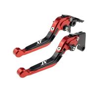 GQUIKGW Replace Pivot Clutch Levers Control Handles Motorcycle Parts Brake Lever Adjustable for Y-AMAHA XT350 1985-1995 XT 350(Black- Silver)