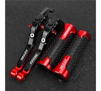 GQUIKGW Replace Pivot Clutch Levers Control Handles Motorcycle Parts Brake Lever Adjustable for Y-AMAHA for Virago XV535 1987-2000 7/8'' 22mm(Red 1)