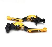 GQUIKGW Replace Suitable for Y-AMAHA YZFR6 YZF R6 1999 2000 2001 2002 2003 2004 Motorcycle Parts Brake Clutch Handle Emergency Lever(Gold 2)