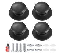 GQunit 4pcs Pot Lid Knob, Universal Replacement Pan Lid Cover Knobs, Kitchen Cookware Knob Handle, Saucepan lid knobs
